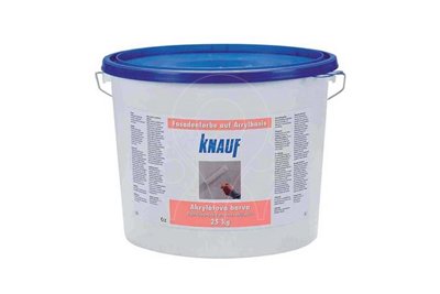 Fasádní akrylátová barva Knauf Fassadenfarbe auf Acrylbasis 23 kg barevná HBW 50-25,1