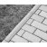 Betonový obrubník Ferobet záhonový hranatý se zámkem 100 - 20 antracit 2