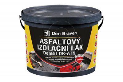 Asfaltový izolační lak DenBit DK - ATN Den Braven 4,5 kg