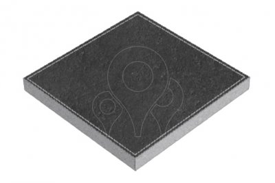 Betonová dlažba PresBeton Tina 600×600×60 černá