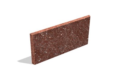 Betonová obkladová tvarovka KB-Blok KBF 0-11 B 20 A hladká červená