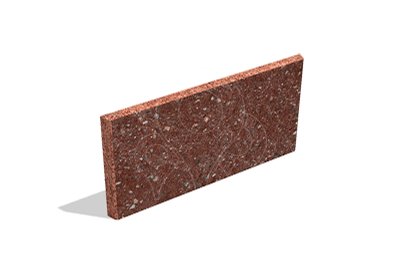 Betonová obkladová tvarovka KB-Blok KBF 0-11 B 20 B štípaná červená