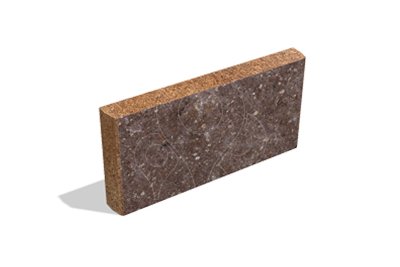 Betonová obkladová tvarovka KB-Blok KBF 0-11 B 45 A hladká hnědá