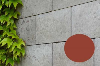 Betonová okrasná tvarovka AZ Beton hladká odlehčená červená
