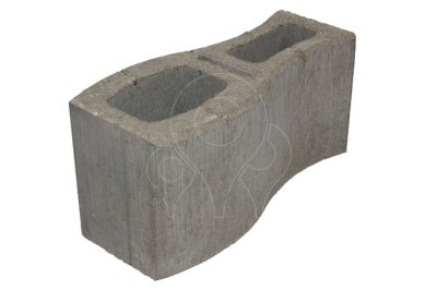 Betonová tvarovka KB-Blok KB WALL FISH 150 A hladká přírodní