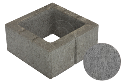 Betonová tvarovka KB-Blok PlayBlok KBF 40-9 A hladká černá