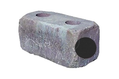 Betonová tvarovka Diton RETRO BLOCK I černá