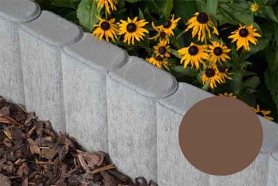 Betonový obrubník AZ Beton palisádový 5-dílný hnědý