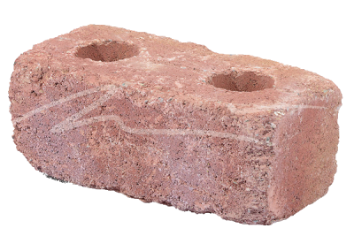 Betonový zdicí blok Beton Brož History - nízký kámen poloviční červená