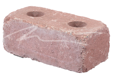 Betonový zdicí blok Beton Brož History - nízký kámen poloviční červeno-okrová