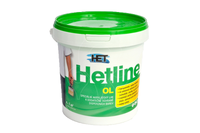 Interiérový bezbarvý akrylátový lak HET Hetline OL 1 kg