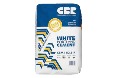 Bílý portlandský Českomoravský cement CEM I 52,5 R white