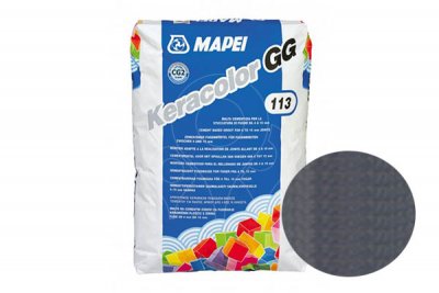 Cementová spárovací malta Mapei Keracolor GG 25 kg antracit