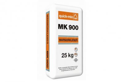 Flexibilní bílé stavební lepidlo Quick-Mix MK 900