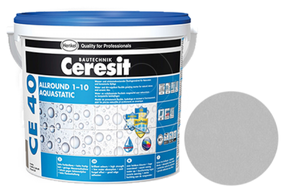 Flexibilní spárovací hmota Henkel Ceresit CE 40 Aquastatic 2 kg šedá
