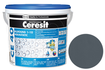 Flexibilní spárovací hmota Henkel Ceresit CE 40 Aquastatic 5 kg Anthracite