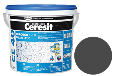 Flexibilní spárovací hmota Henkel Ceresit CE 40 Aquastatic 5 kg Graphite