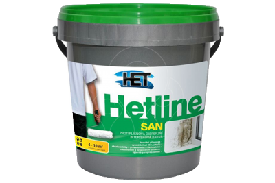 Interiérová protiplísňová barva HET Hetline SAN 7 kg