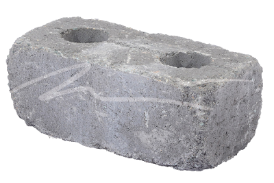 Jednovrstvá betonová skladebná dlažba Beton Brož History Nízký kámen (obrubník / palisáda) černá