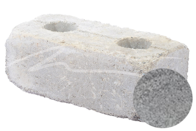 Jednovrstvá betonová skladebná dlažba Beton Brož History Nízký kámen (obrubník / palisáda) černo-bílá