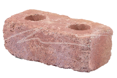 Jednovrstvá betonová skladebná dlažba Beton Brož History Nízký kámen (obrubník / palisáda) červená