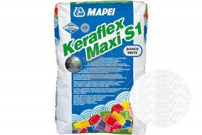 Lepidlo na obklady Mapei Keraflex Maxi S1 23 kg bílé