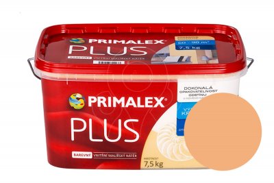 Malířský nátěr Primalex PLUS Barevný 7,5 kg pomerančový