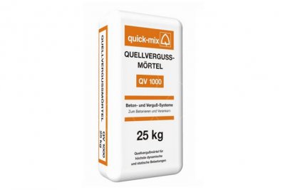 Rychletvrdnoucí zálivková malta Quick-Mix QV 1000 8 mm