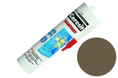 Sanitární silikon Henkel Ceresit CS 25 Cocoa