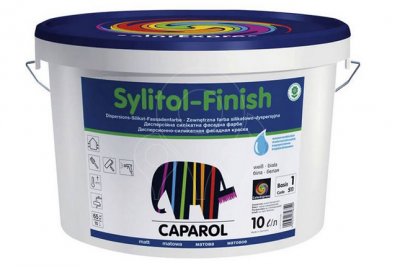 Silikátová fasádní barva Caparol Sylitol Finish 2,5 l