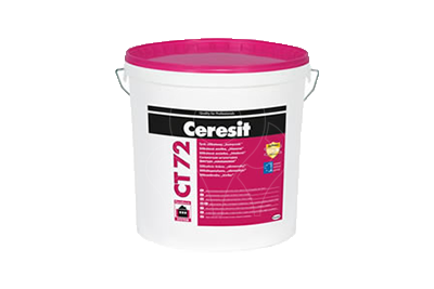 Silikátová fasádní omítka Henkel Ceresit CT 72 hlazená 1,5 mm