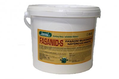 Fasádní silikonová jednosložková barva Kessl Fasanid-S 10 kg