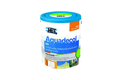 Univerzální vodou ředitelná akrylátová barva HET Aquadecol SG báze 5 l