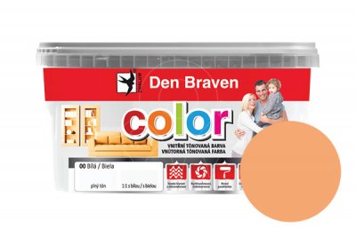 Vnitřní tónovaná barva Den Braven COLOR meruňka