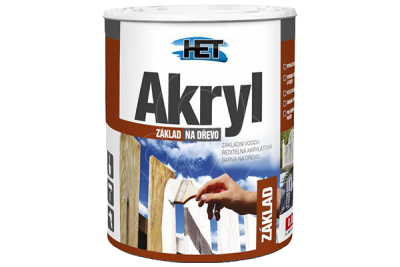 Základní barva HET Akryl zádklad na dřevo 0,7 kg