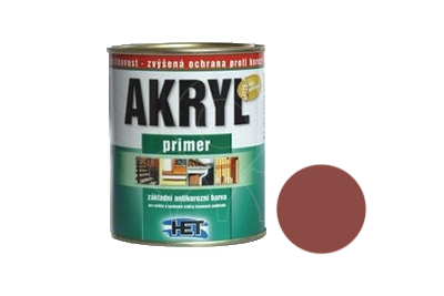 Základní protikorozní barva HET Akryl PRIMER 0,7 kg červenohnědá