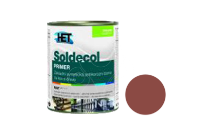 Základní syntetická barva HET Soldecol PRIMER 0,75 l červenohnědá