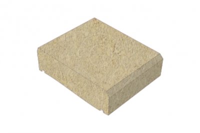 Zákrytová betonová deska PresBeton SIMPLE BLOCK průběžná ZDS 200 okrová
