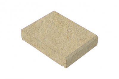 Zákrytová betonová deska PresBeton SIMPLE BLOCK sloupková ZDS 300 okrová