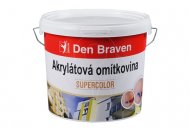 Akrylátová omítkovina Den Braven drásaná zrno 2,5 mm 1. barevná skupina (Nxx0 - Nxx3)