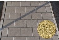 Betonová dlažba Diton PLOŠNÁ DEKORAČNÍ KOSTKA 19,5x19,5x5 žlutá