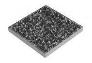 Betonová dlažba PresBeton Simona 500×500×50 černá