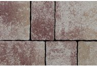 Betonová dlažba skladebná Semmelrock APPIA ANTICA 19,2x11,3x8 lávově červená melírovaná