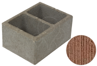 Betonová tvarovka KB-Blok PlayBlok KBF 30-13 S škrábaná hnědá