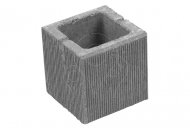 Betonová tvarovka KB-Blok PlayBlok KBF 20-7 SP poloviční škrábaná přírodní