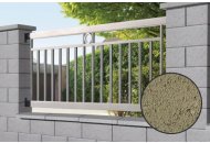Betonová tvarovka Semmelrock RIVAGO plotový systém poloviční kámen pískový