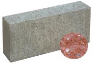 Betonový obkladový pásek PresBeton FACE BLOCK – jednostranně štípaný HX 4/200/B cihlová