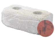 Jednovrstvá betonová skladebná dlažba Beton Brož History Nízký kámen (obrubník / palisáda) červeno-černá