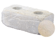 Jednovrstvá betonová skladebná dlažba Beton Brož History Nízký kámen (obrubník / palisáda) pískovo-bílá