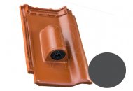 Pálená střešní taška Röben Piemont pro solar glazura Titan